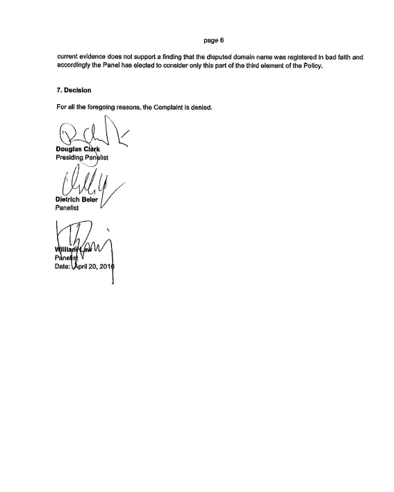 Testbird vs. Testbirds--中国企业打赢对德公司的域名保卫战(附判决书)